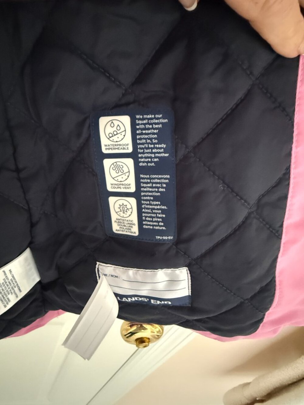Pink Insulated Water Resistant Activity Grow-A-Long Jacket - size small (6/7) - Picture 5 of 8